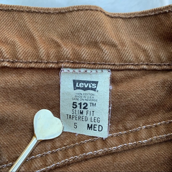 Vintage high waist brown Levi’s 512s - Picture 8 of 8